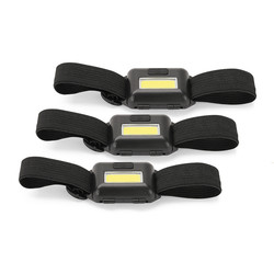 SintronSystem Led hoofdlamp in 3 Watt met COB led's, 3 stuks