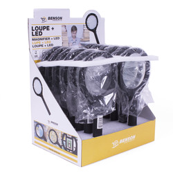 12 stuks loep met led - 3.5 dioptri