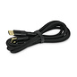 Premium USB-C adapterkabel naar USB-C zwart 1 meter