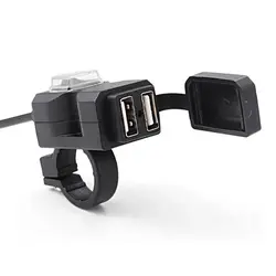 Motorfiets Dual USB stopcontact met schakelaar – 12-24V 3.1A