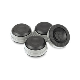 Audio Dynavox 4 delige dempers zilver SDS4