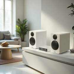 Audio Dynavox DA-200 versterker + USB-DAC wit