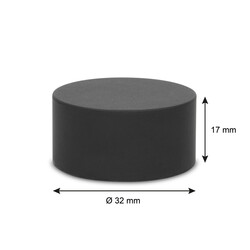 Audio Dynavox Dynavox siliconen elastomeer demper EDZ32, set van 4, ronde vorm