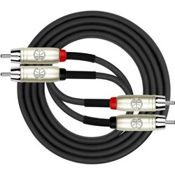 Kirlin 2x cinch mannelijk <-> 2x cinch mannelijk - 1,5 meter