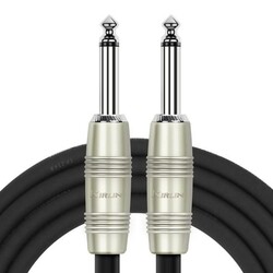 Kirlin 2 x 6.3mm  Jack kabel 1 meter