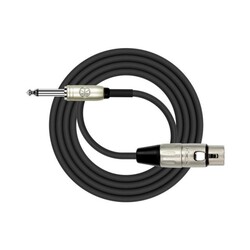 Kirlin XLR vrouwelijk <> 6,3mm mono mannelijk - 3 meter