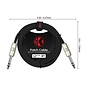 Kirlin 6,3mm stereo mannelijk <-> 6,3mm stereo mannelijk 2,0m