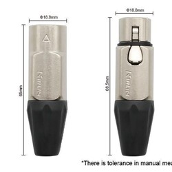 Kirlin XLR M - XLR F 6 meter
