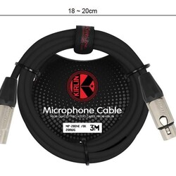 Kirlin XLR M - XLR F 10mtr