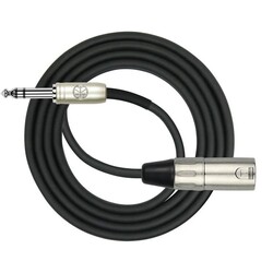 Kirlin XLR mannelijk <-> 6,3mm stereo mannelijk - 6 meter