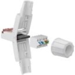 Cat 6 UTP connector voor montage zonder speciaal gereedschap