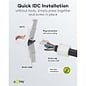 Cat 6 UTP connector voor montage zonder speciaal gereedschap