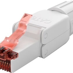 Cat 6 UTP connector voor montage zonder speciaal gereedschap