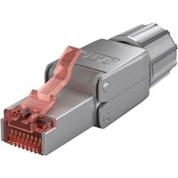 Cat6 STP-shielded RJ45 connector - voor montage zonder gereedschap