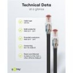 Cat6 STP-shielded RJ45 connector - voor montage zonder gereedschap