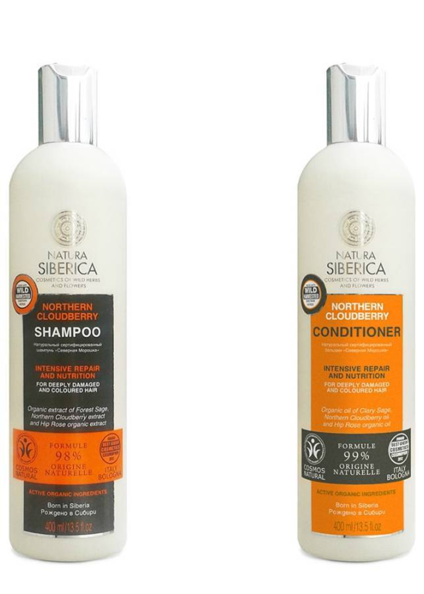 Natura Siberica Cloudberry Shampoo & Conditioner Set
