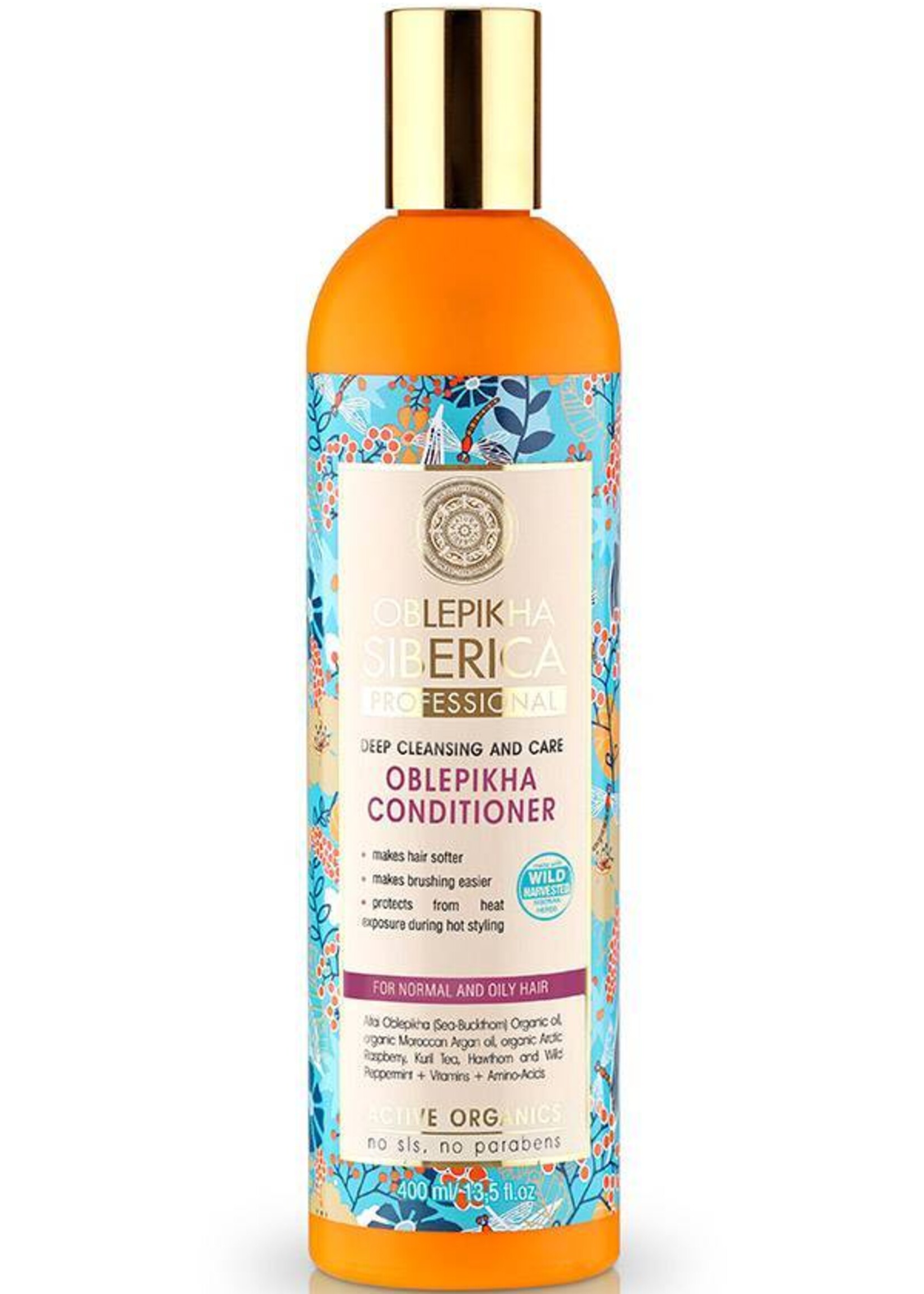 Natura Siberica Oblepikha Conditioner Deep Cleansing and Care ( Normal - Oily Hair ) 400 ml