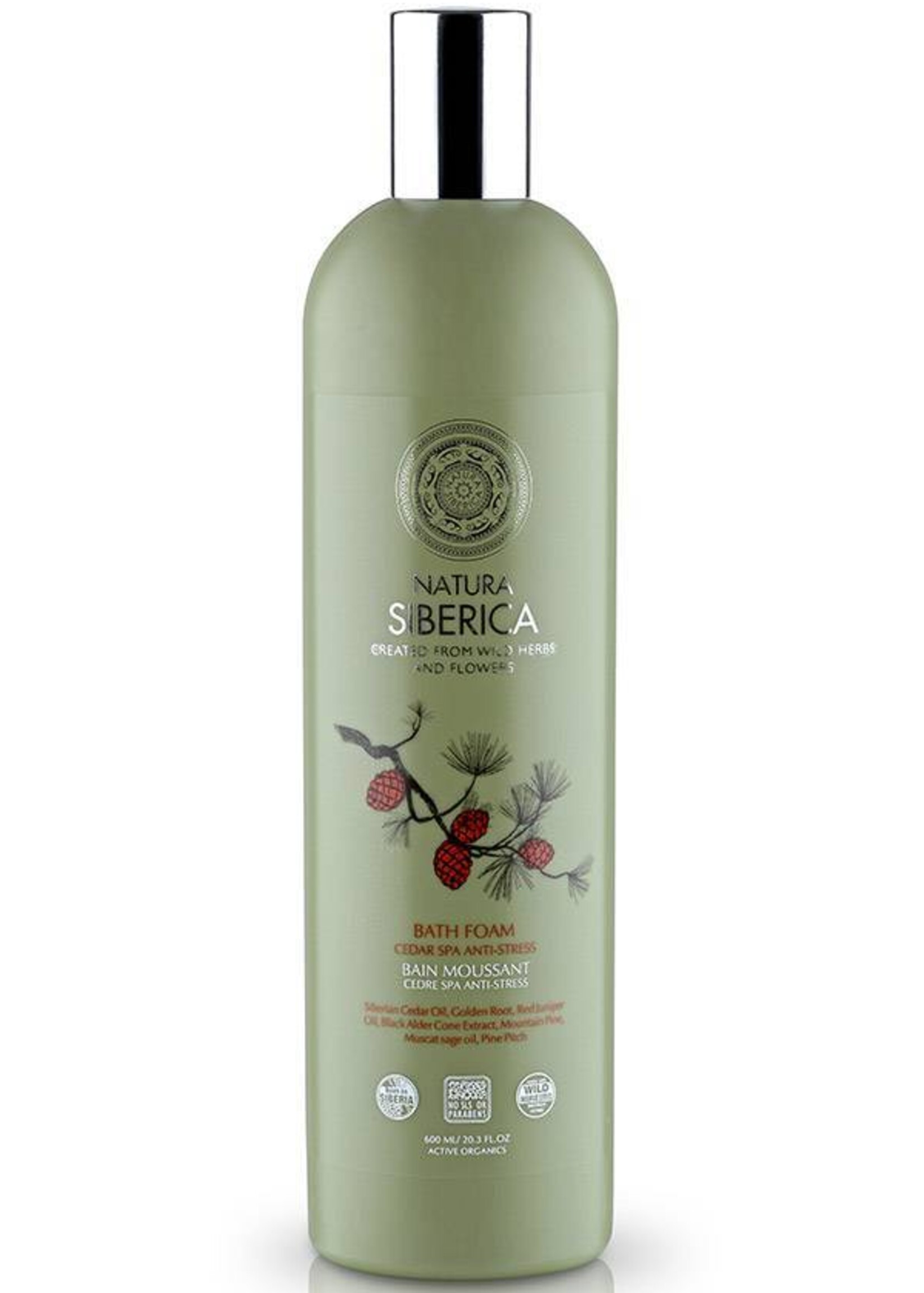 Natura Siberica Bath Foam Cedar Spa Anti-Stress 600 ml