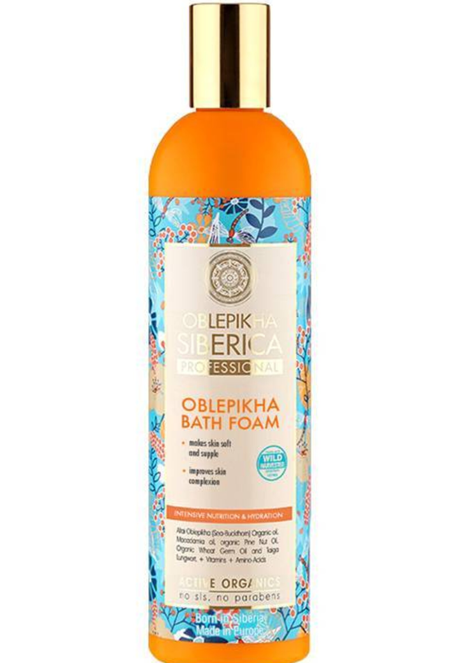 Natura Siberica Oblepikha Bath Foam "Intensive Nutrition & Hydration" 550 ml