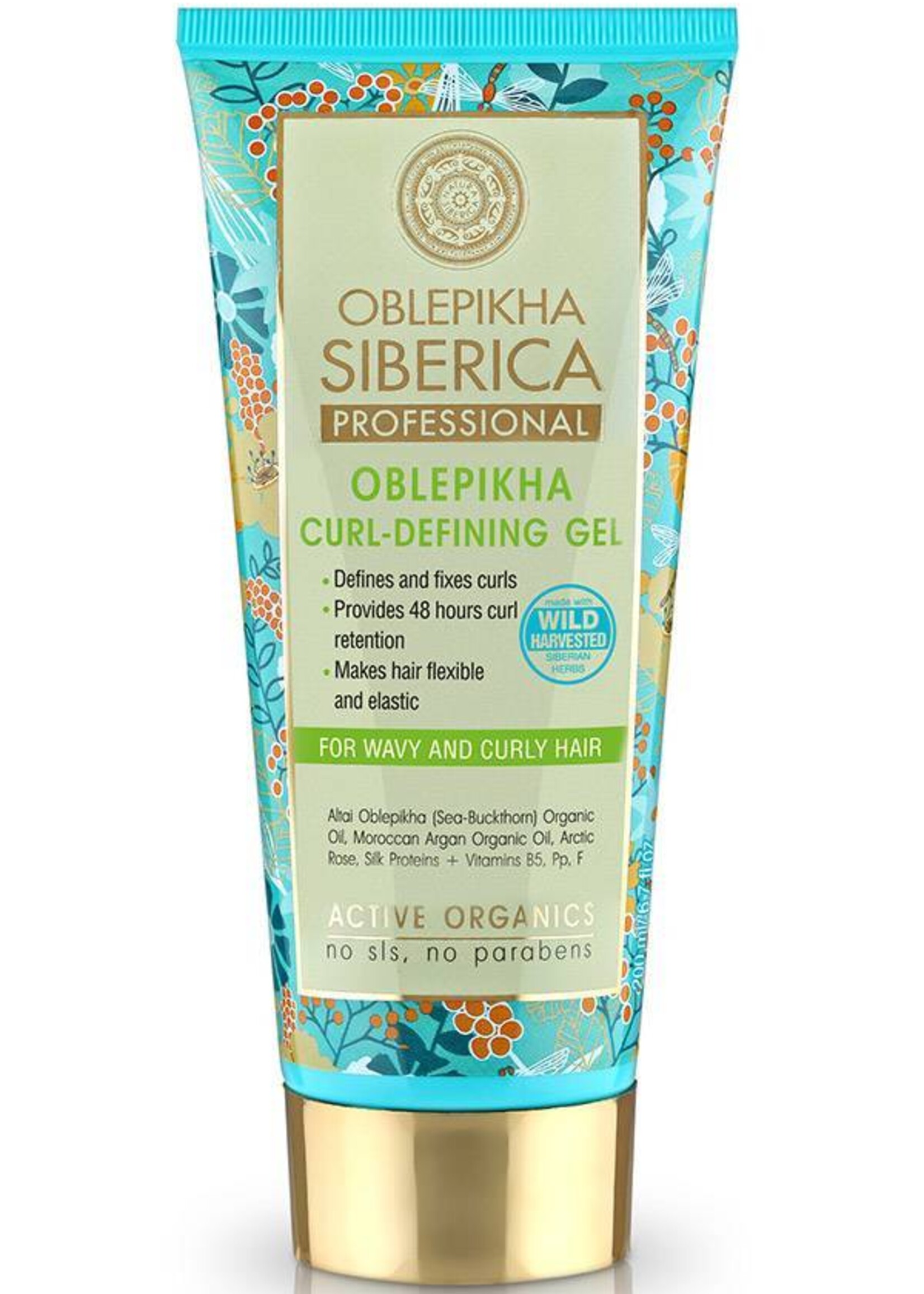 Natura Siberica Oblepikha Curl- Defining Gel ( Wavy and Curly Hair ) 200 ml