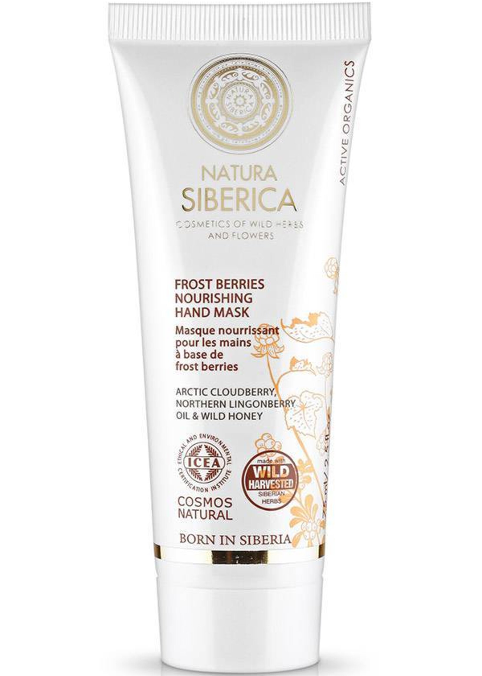 Natura Siberica Frost Berries Nourishing Hand Mask 75 ml