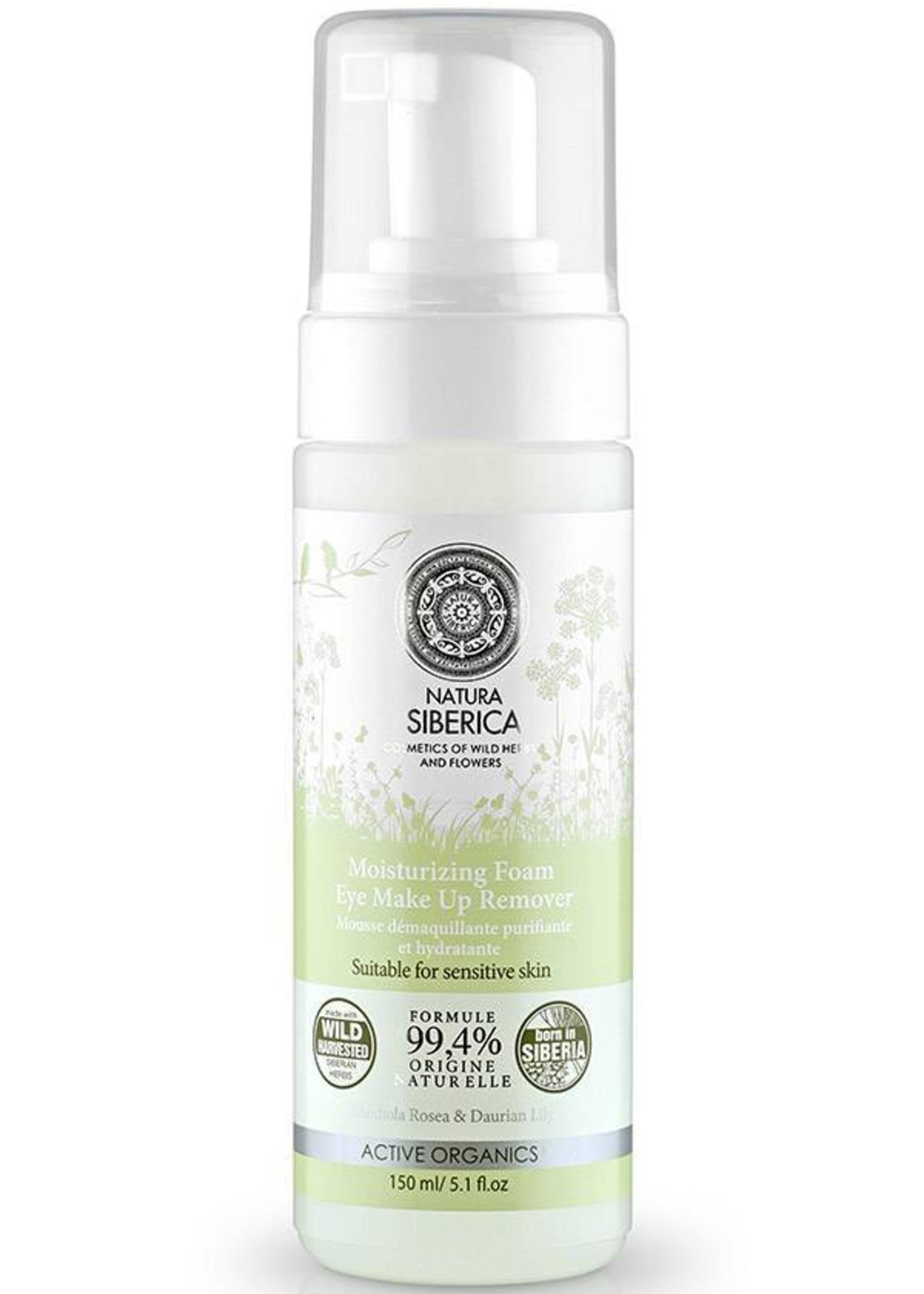 Natura Siberica Moisturizing Foam Eye Make Up Remover 200 ml