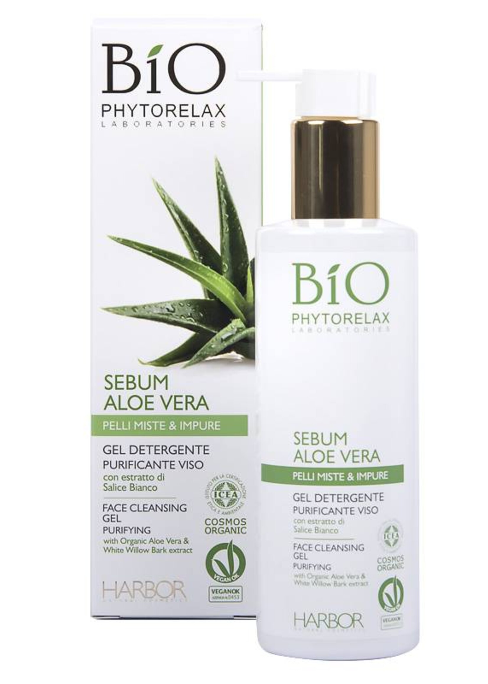 Phytorelax Sebum Aloe Vera Gel Purifying Face Cleansing Gel