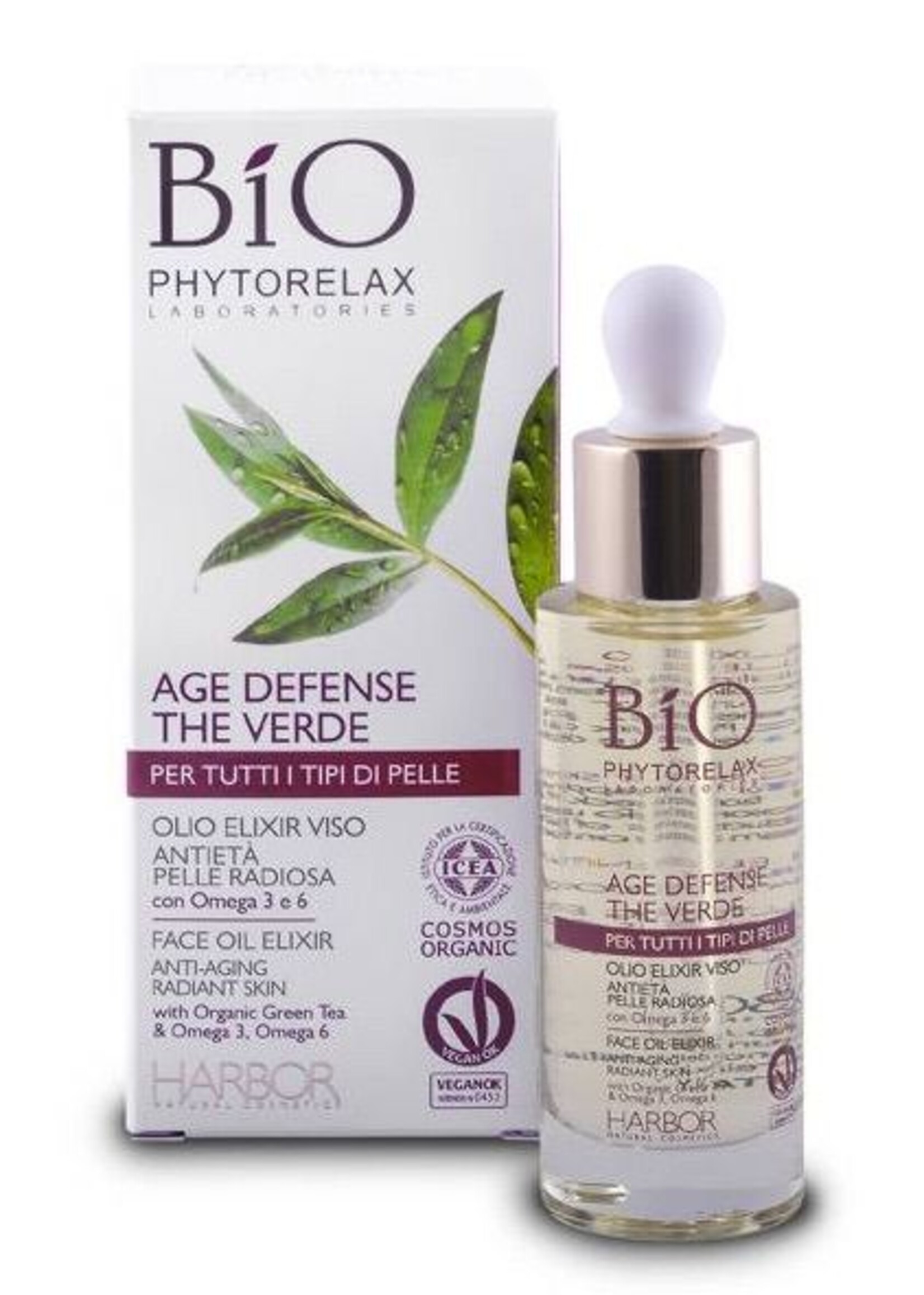 Phytorelax Bio Green Tea Age Defense Face Elixir Oil