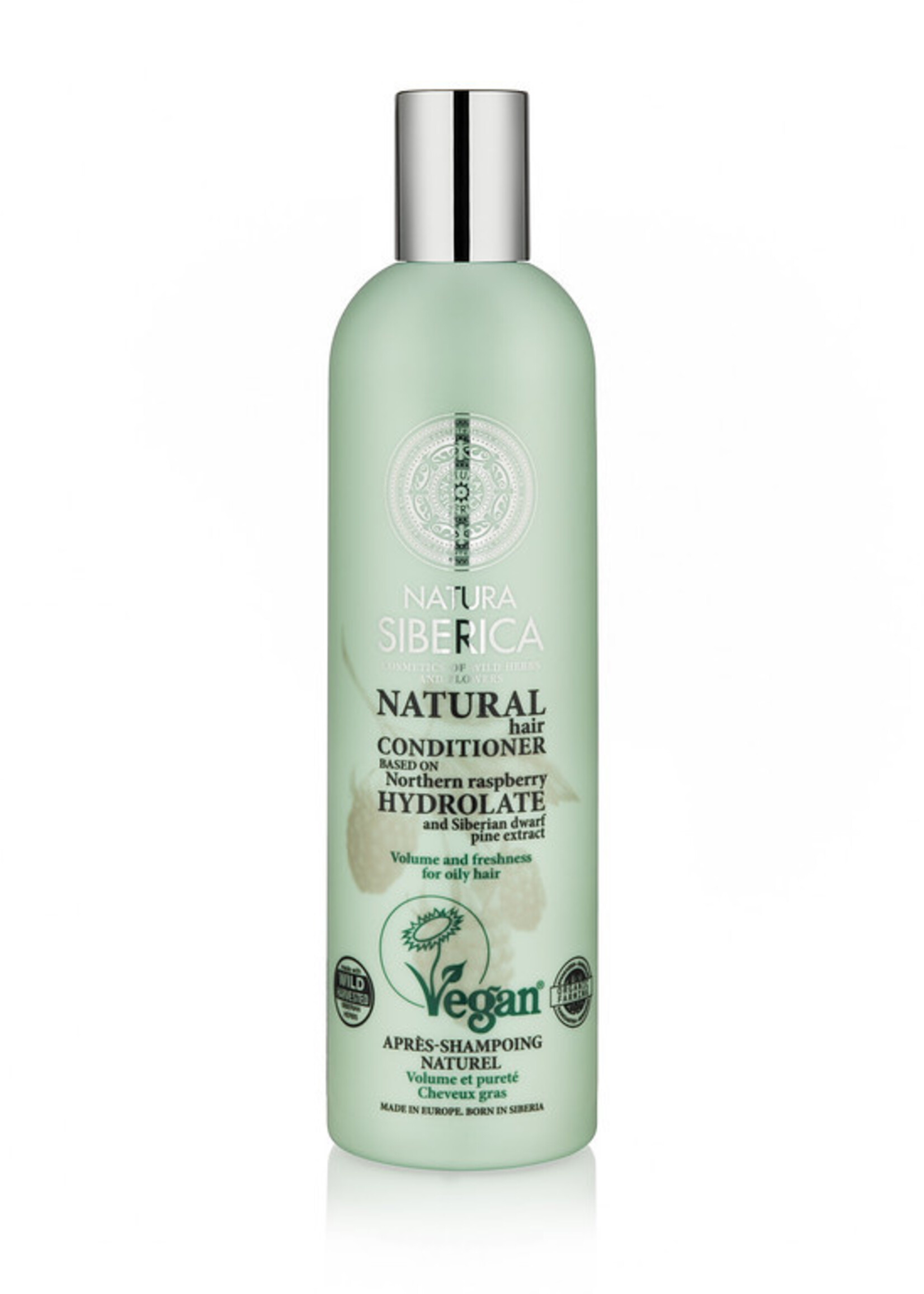 Natura Siberica Certified Organic Conditioner Volume And Freshness For Oily Hair 400ml.