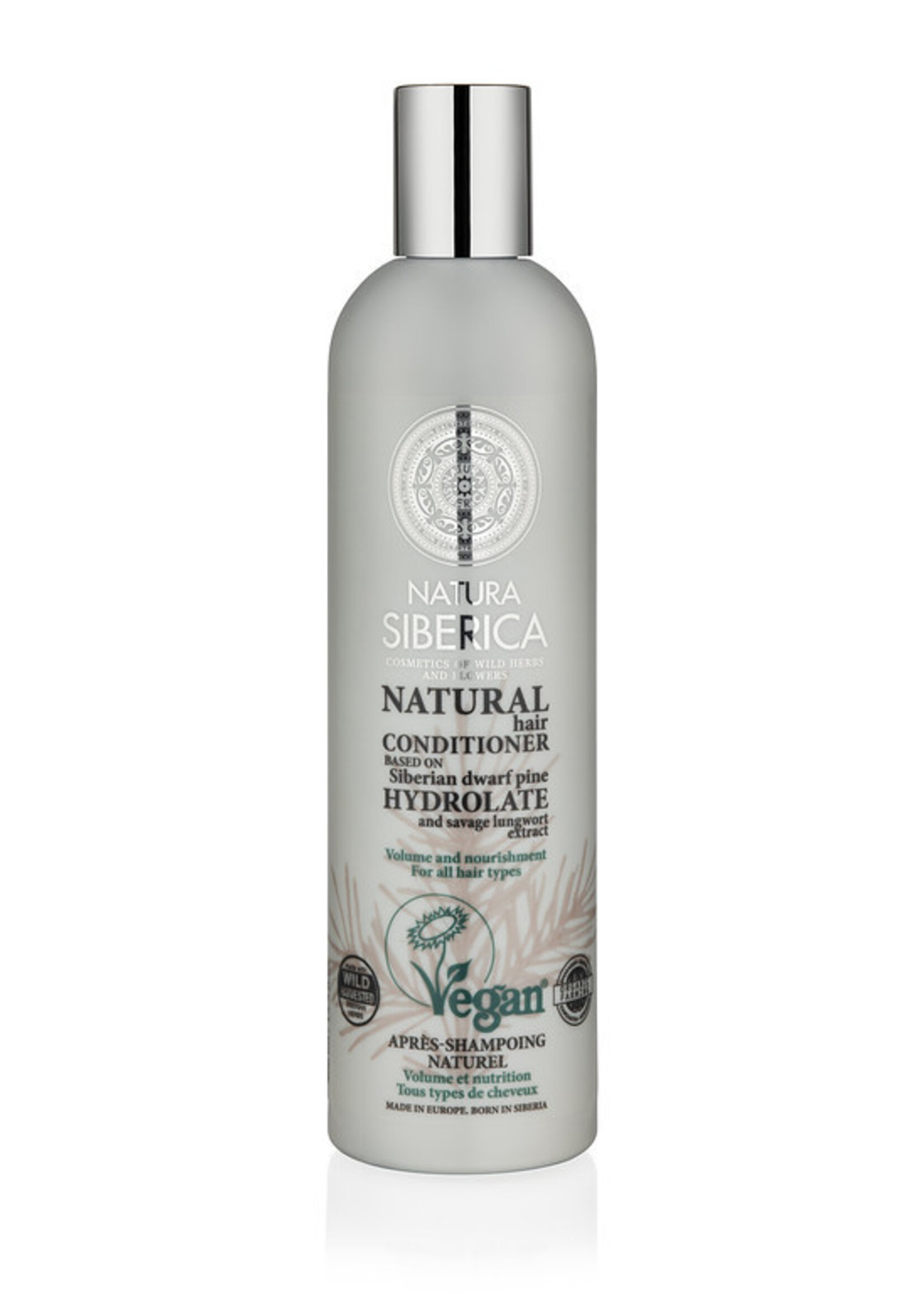 Natura Siberica Certified Organic Conditioner Volume And Nourishment For All Hair Types, 400ml.