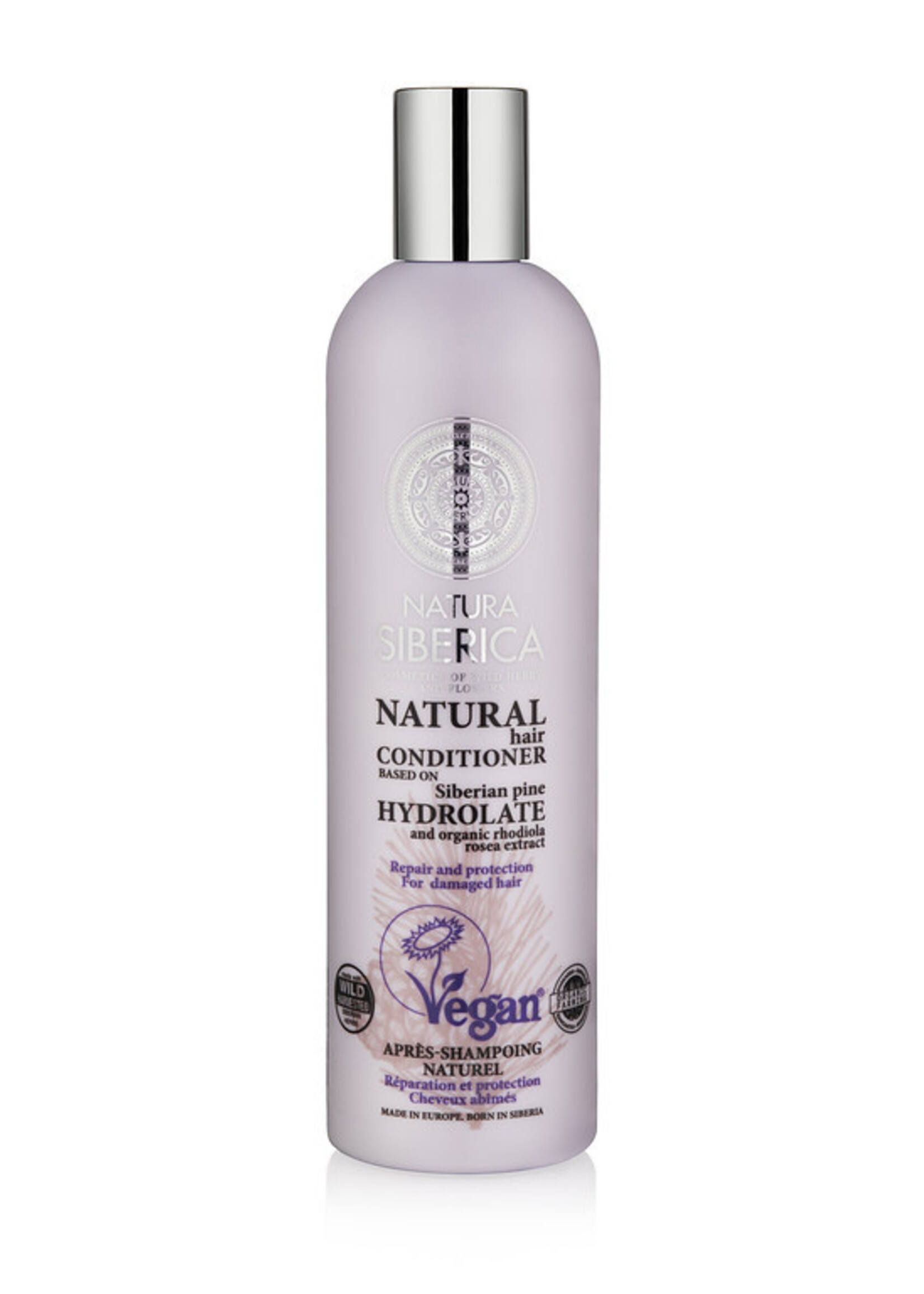 Natura Siberica Certified Organic Conditioner Repair And Protection For Damaged Hair 400ml.