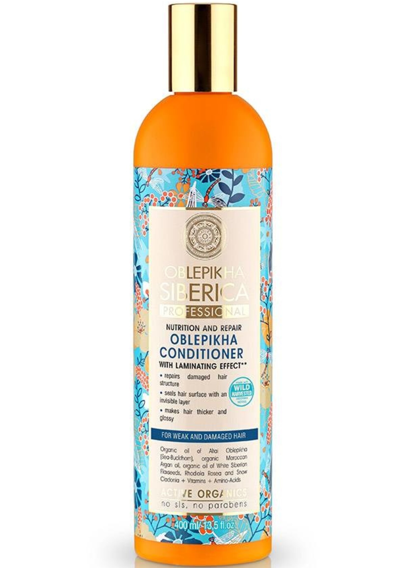 Natura Siberica Oblepikha Conditioner Nutrition and Repair ( Weak and Damaged Hair ) 400 ml