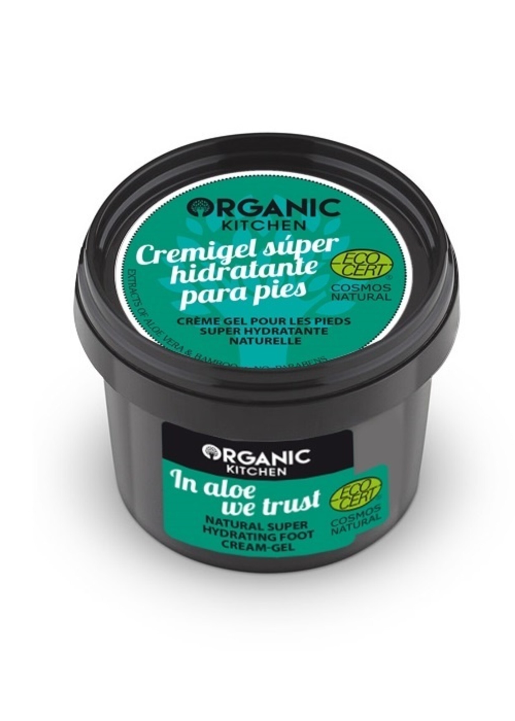 Organic Kitchen  In Aloe We Trust Natürliches Super Hydratisierende  Fußcreme-Gel