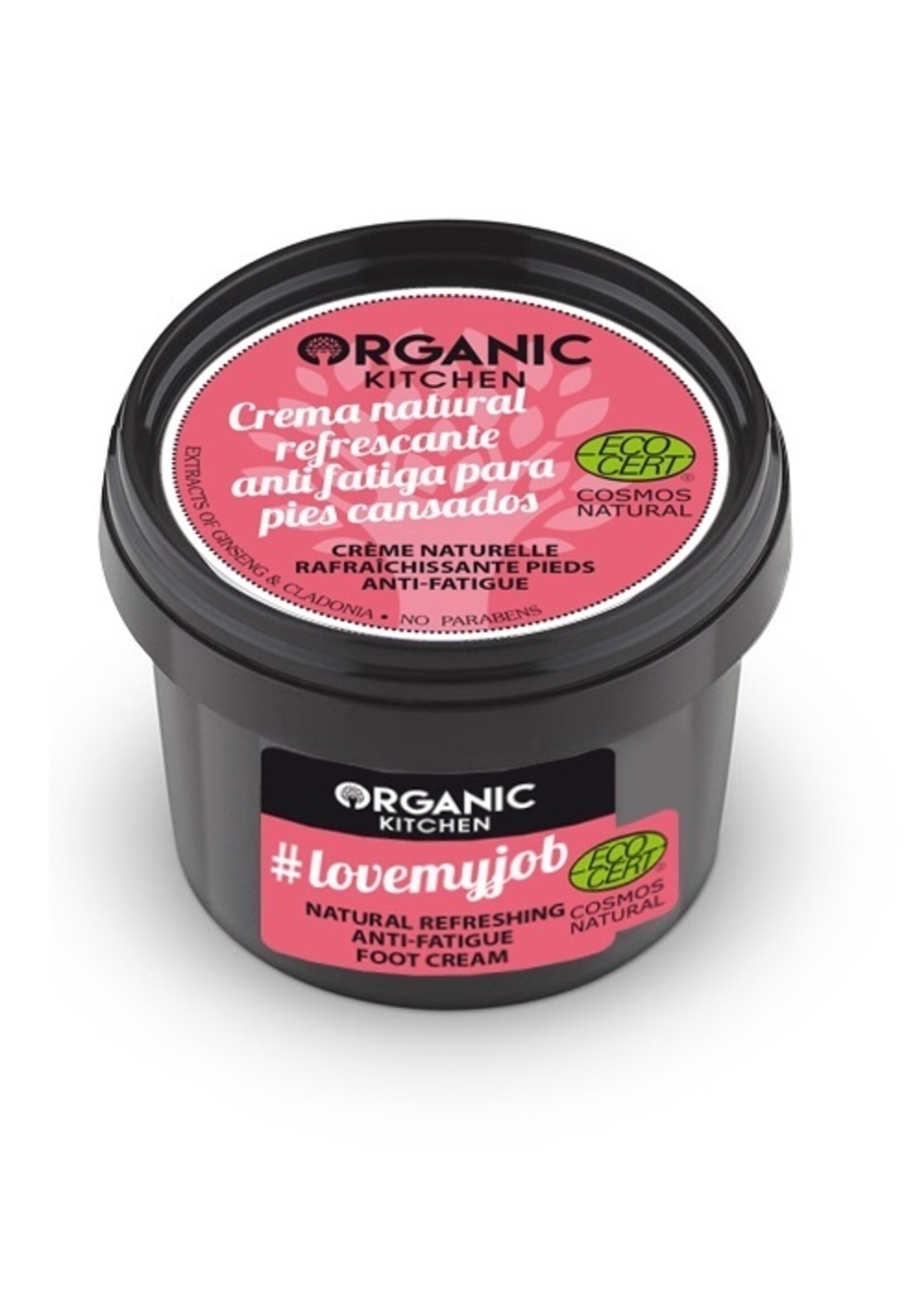 Organic Kitchen Verfrissende natuurlijke anti-vermoeidheid voetcrème 100 ml