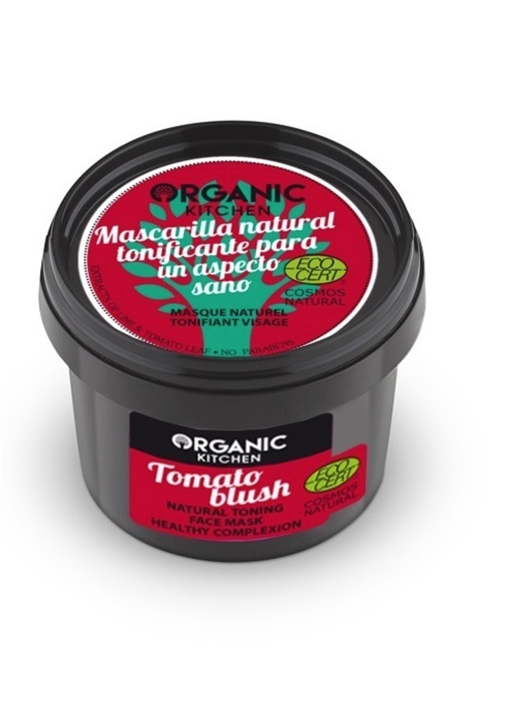 Organic Kitchen Tomato Blush Natürliche tonisierende Gesichtsmaske, 100ml