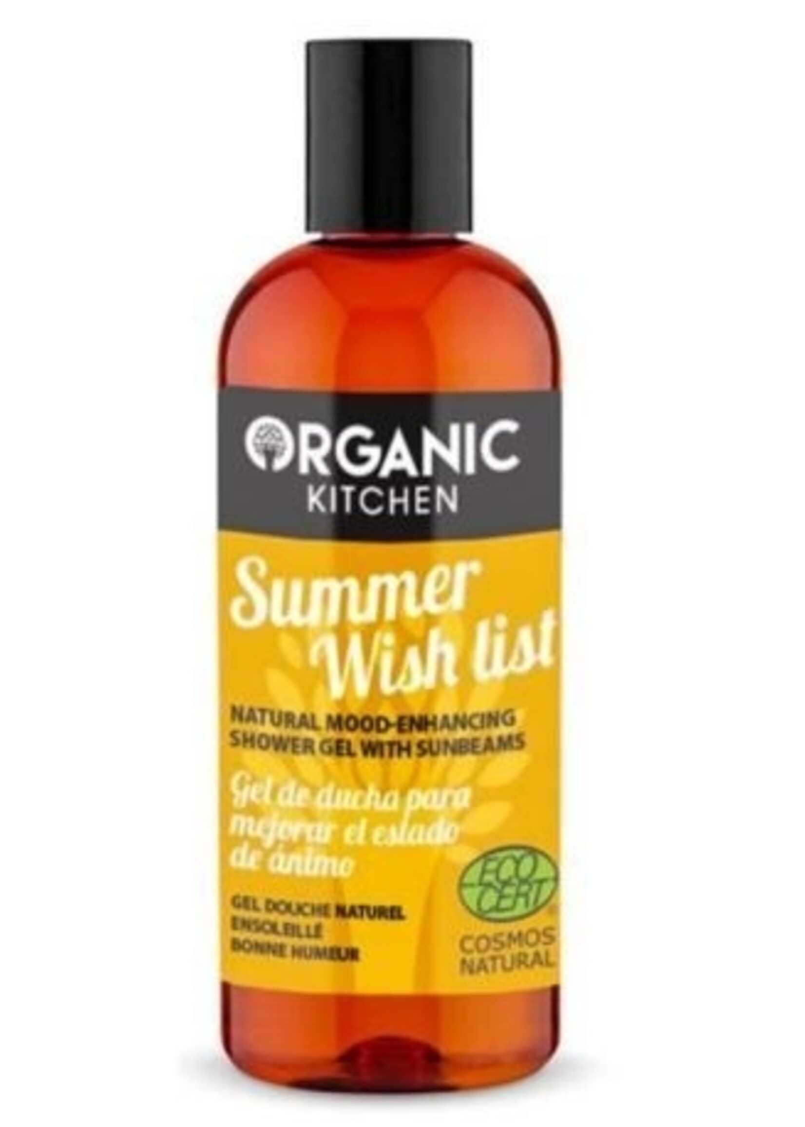 Organic Kitchen Natürliches stimmungsaufhellendes Duschgel, 260 ml