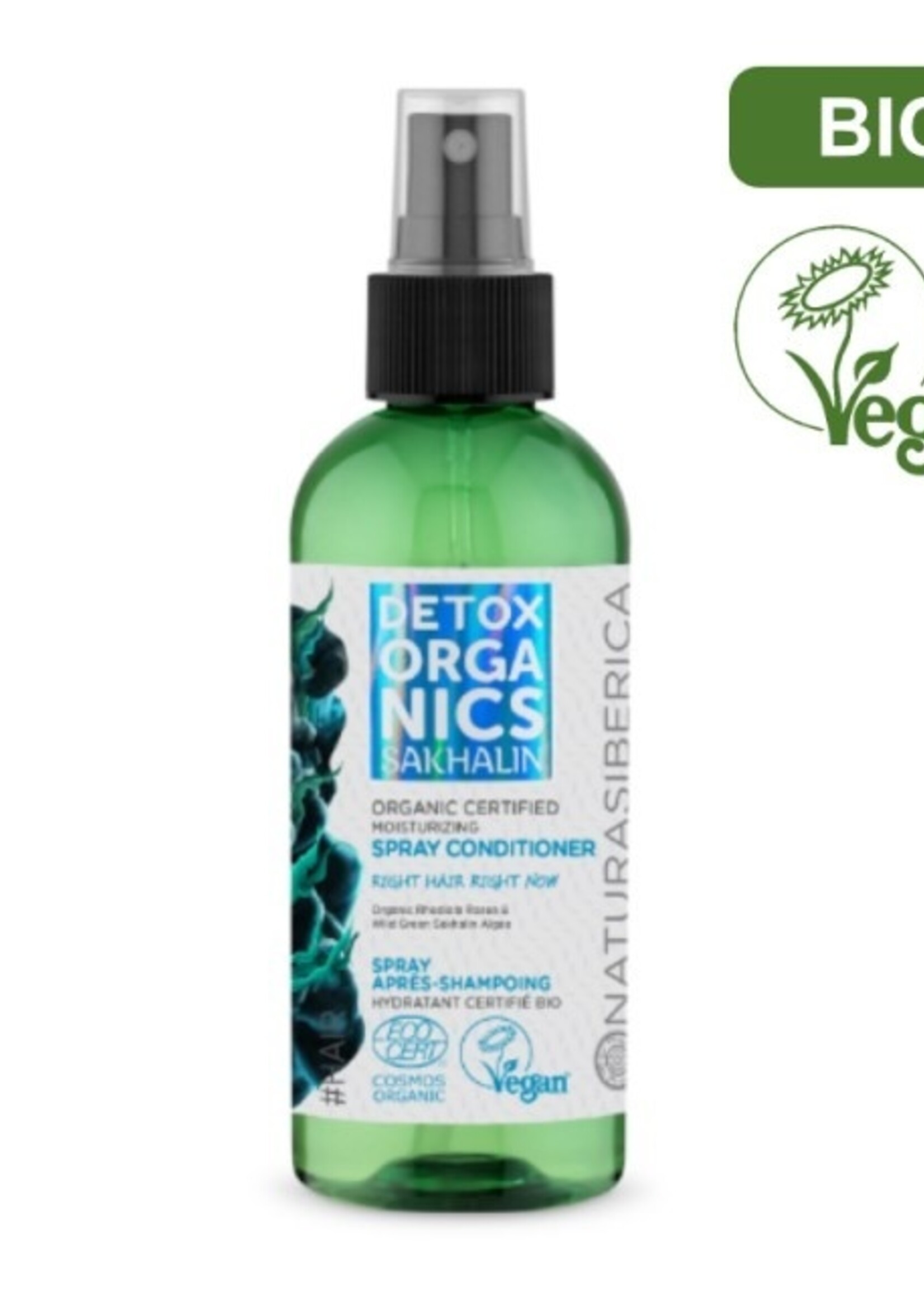 Detox Organics Vochtinbrengende spray conditioner - gecertificeerd organisch