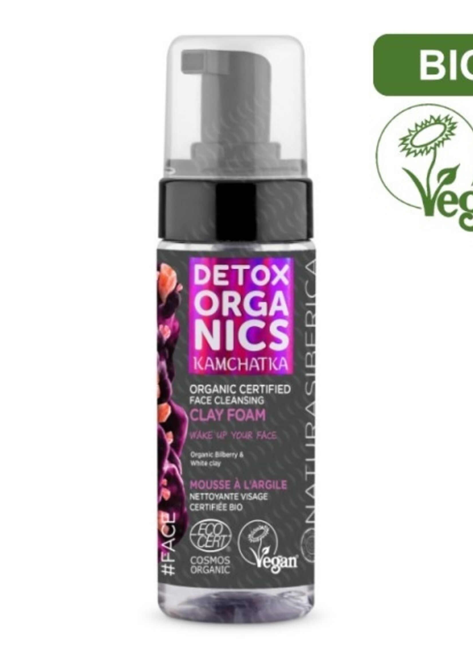 Detox Organics Reinigende klei schuim gecertificeerd biologisch