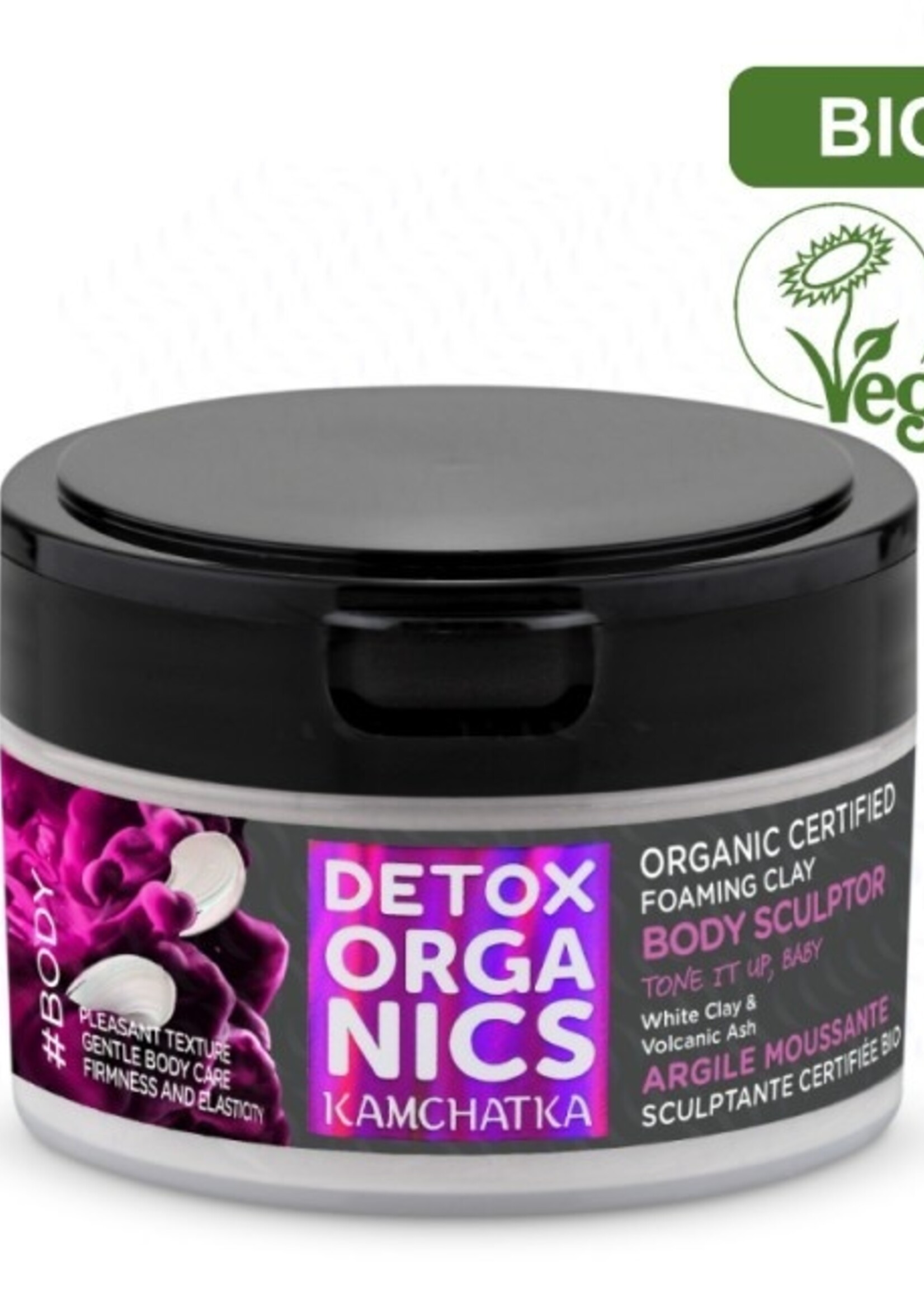 Detox Organics Modellerende schuimende klei - biologisch gecertificeerd