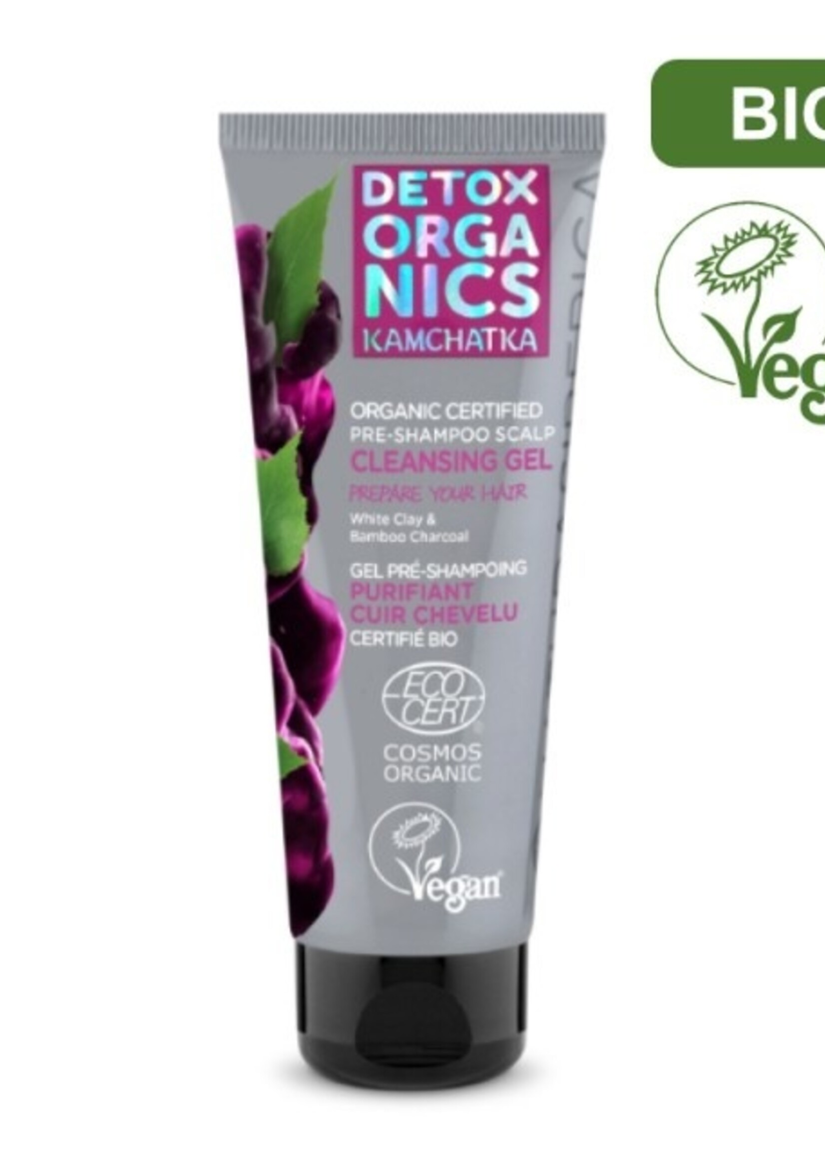Detox Organics Kopfhaut reinigendes Pre-Shampoo-Gel - bio-zertifiziert