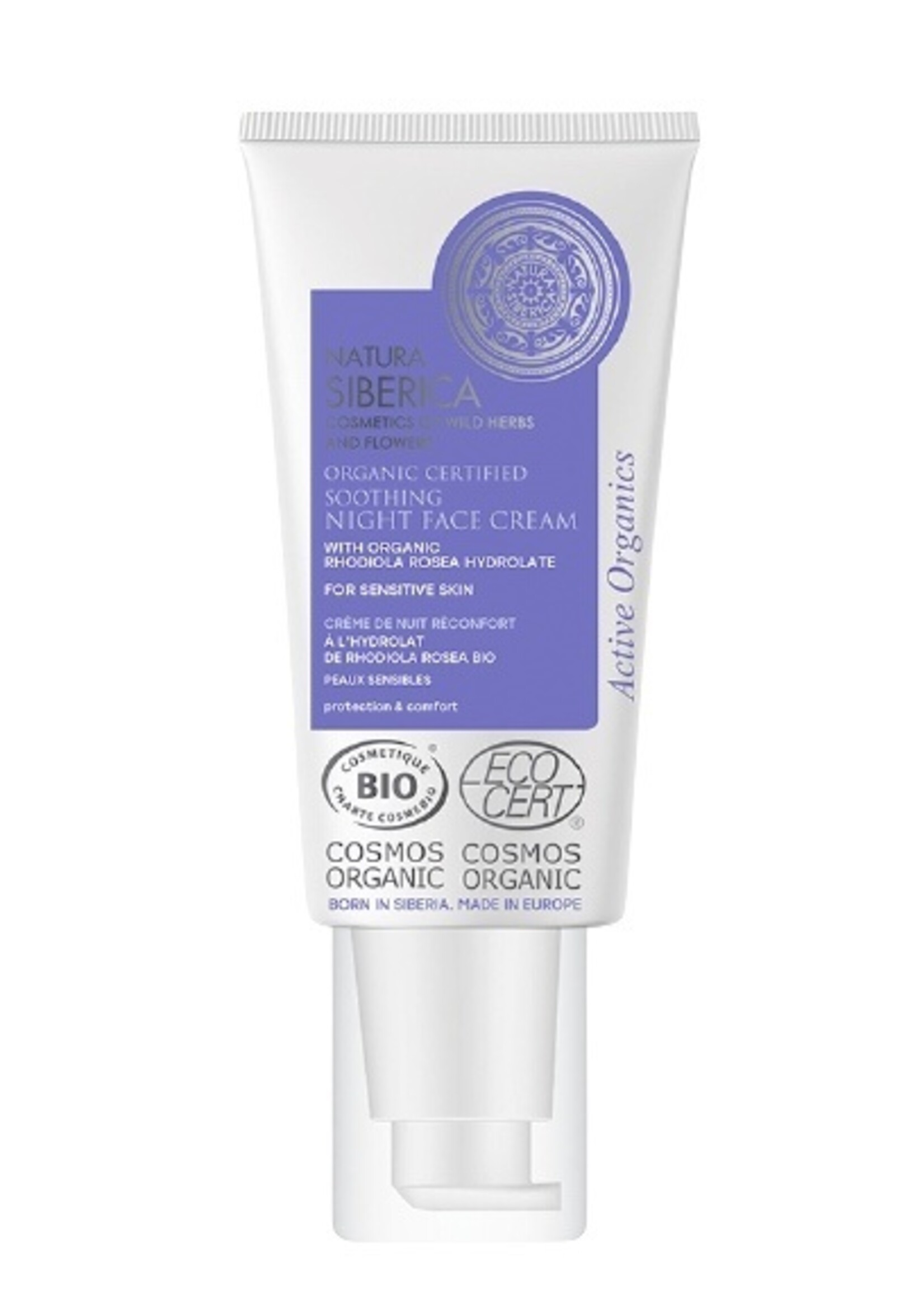 Natura Siberica Kalmerende nacht gezichtscrème, 50ml