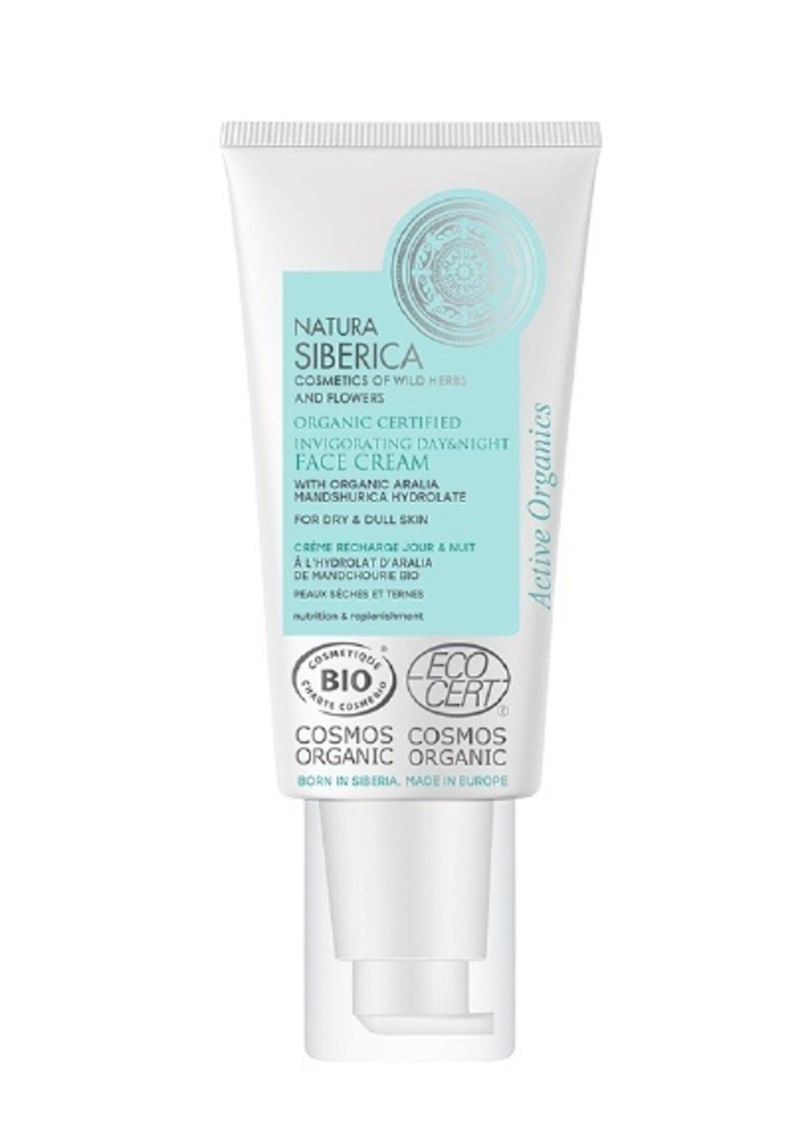 Natura Siberica Verkwikkende dag- en nachtcrème voor het gezicht 50 ml