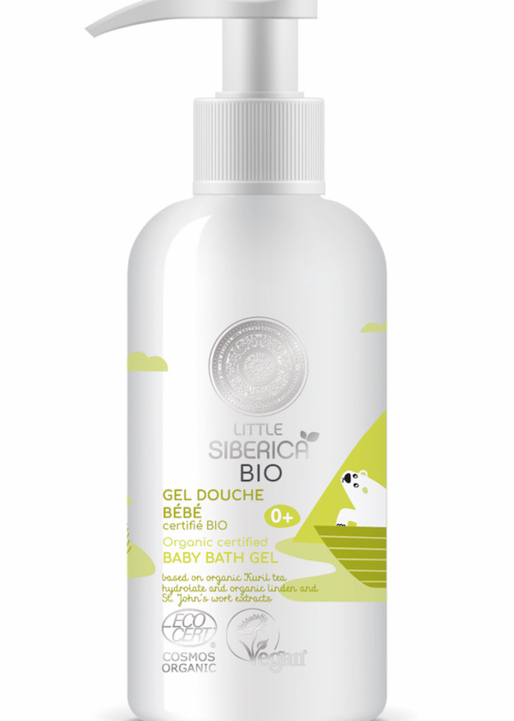 Natura Siberica Baby No Tears Shampoo und Körpergel 250 ml