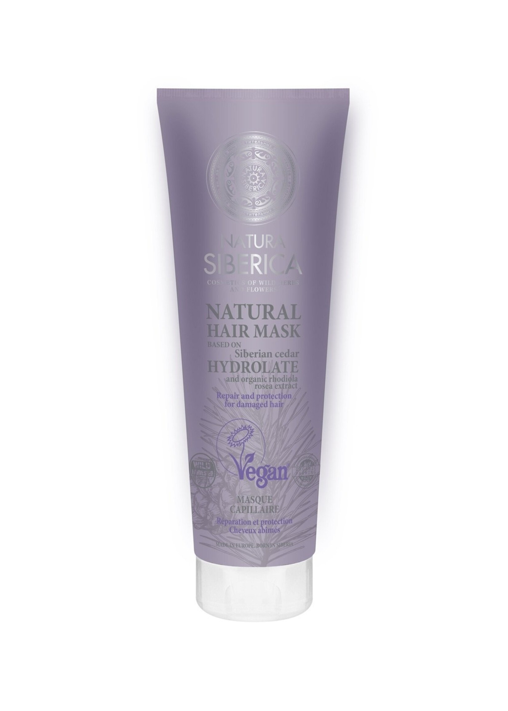 Natura Siberica Herstellend en beschermend haarmasker. Voor beschadigd haar, 200 ml