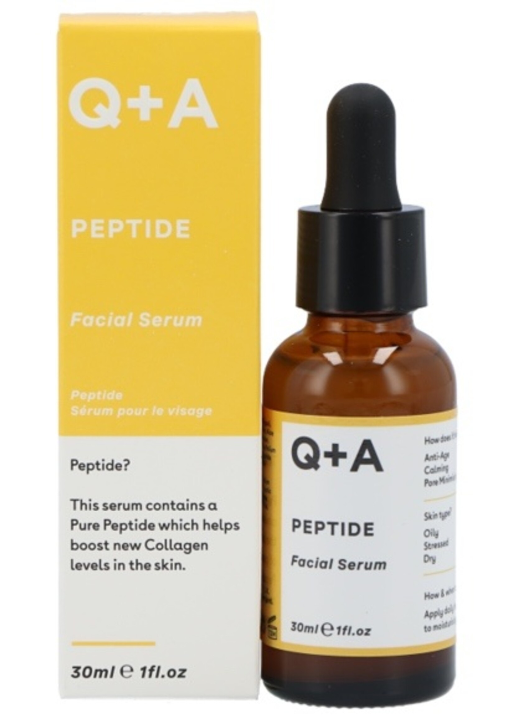 Q+A Skincare Q+A Peptide  Facial Serum 30ml