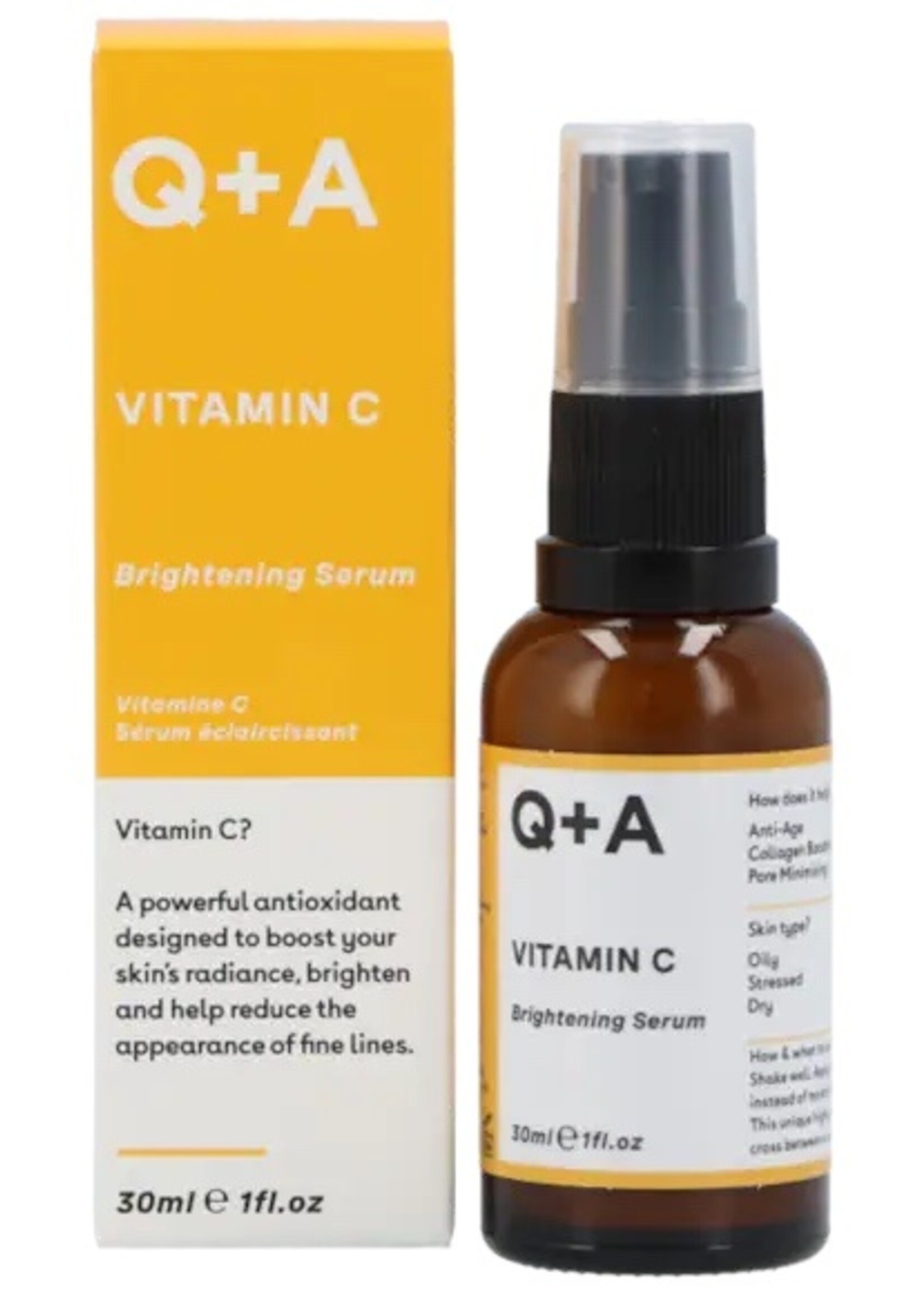 Q+A Skincare Q+A Vitamin C Brightening Serum 30ml