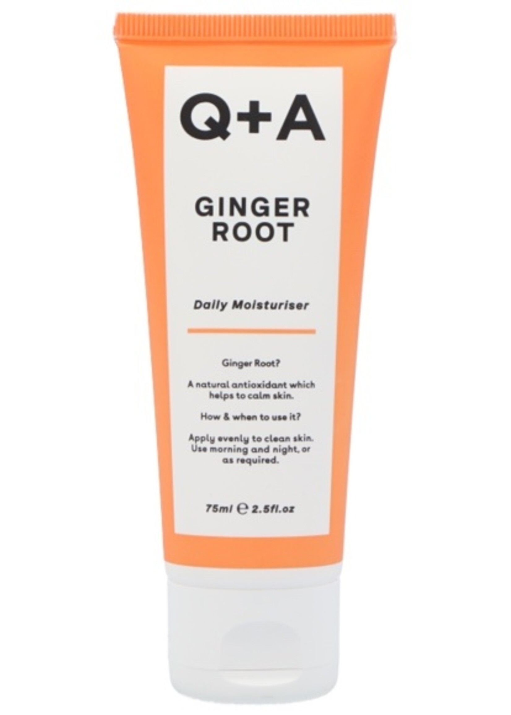 Q+A Skincare Q+A Ginger Root Daily Moisturiser 75ml