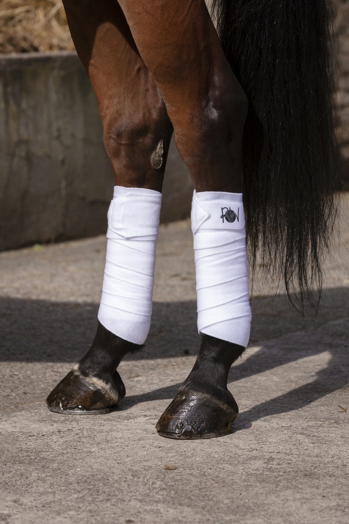 Dubbelzijdige polo bandages Wit