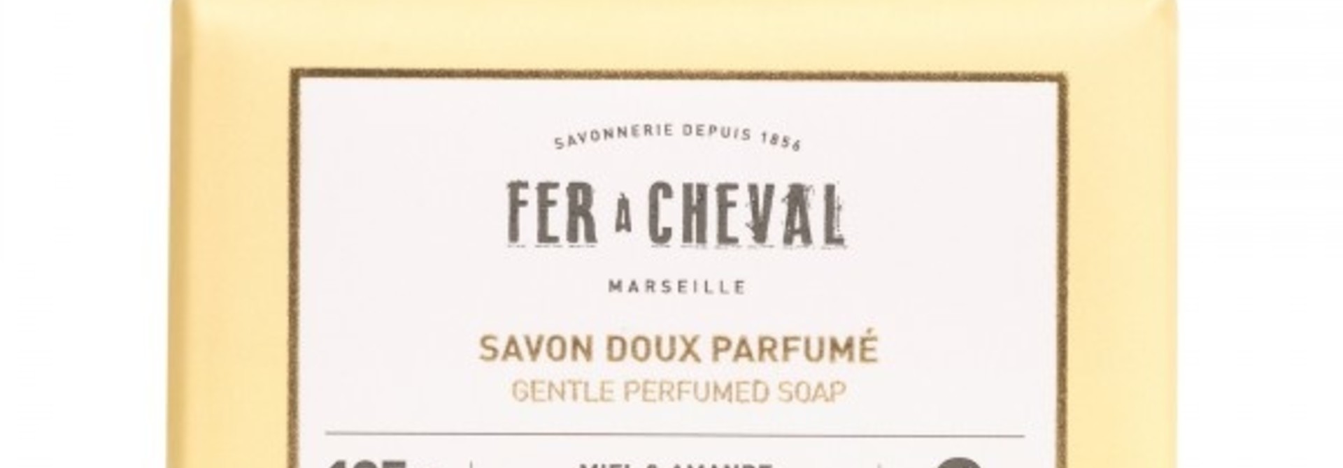 Geparfumeerde Marseille zeep honing-amandel 125g