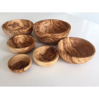 6 in 1 kommetjes uit olijfhout Ilyes Olive wood 6 in 1 kommetjes uit olijfhout